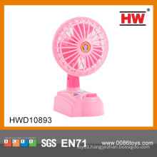 Electric Plastic Pink Mini Fan Toy For Kids